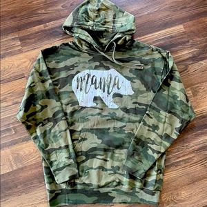 Camo Mama Bear Hoodie